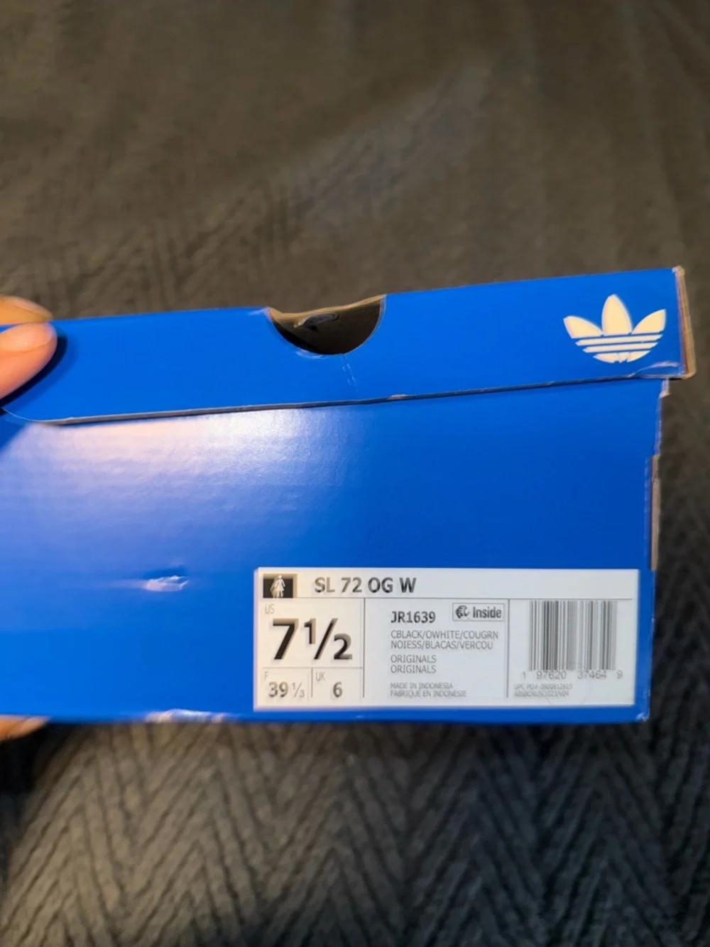 adidas Women's Cow-Print Sneakers with Green Laces - Picture 5 of 8